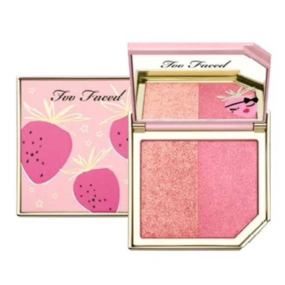 🎀 $43 - Strobeberry Too Faced Tutti Frutti Fruit Cocktail Blush Duo New in Box - Picture 12 of 12